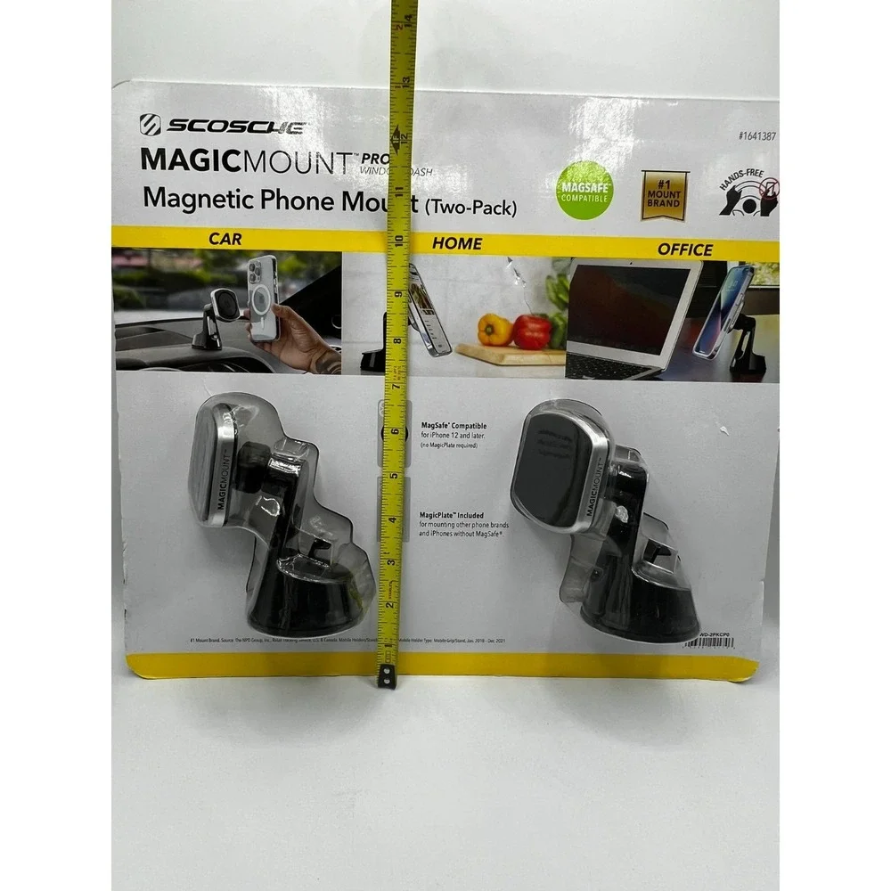 Scosche MagicMount Pro2 Window/Dash Car Magnetic Phone Mount Magsafe Compatible